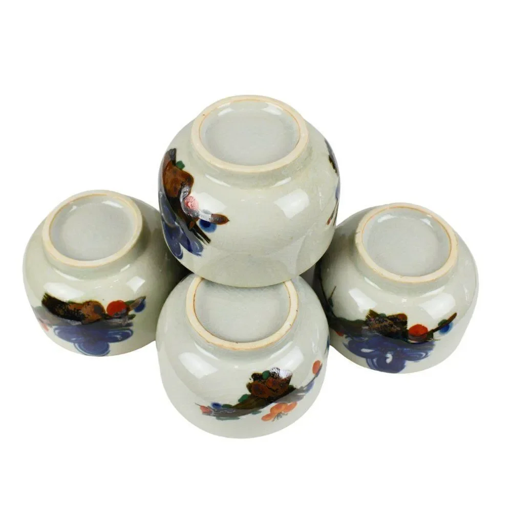 Japanese Tea Set Otagiri Traditional Mid Century Modern Vintage 70s or 80s